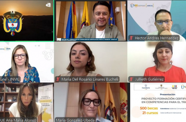 La UNAD UE junto con el Consulado de Colombia en Valencia lanza 500 becas para formación certificada en competencias laborales